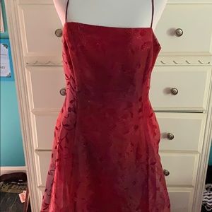 Red Wine Prom Dress